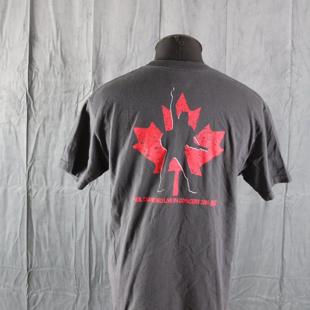 Vintage Band Shirt - Neil Diamond 2001 Canadian Tour - Men's Large